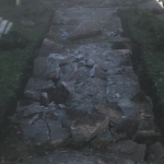 Deteriorated walkway